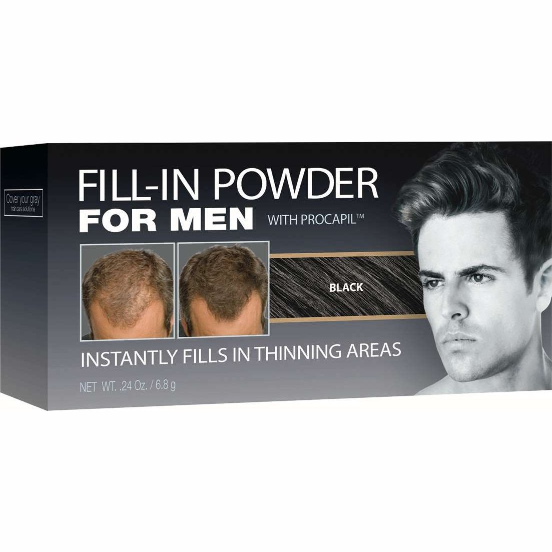 Cover Your Gray Fill-In Men Black