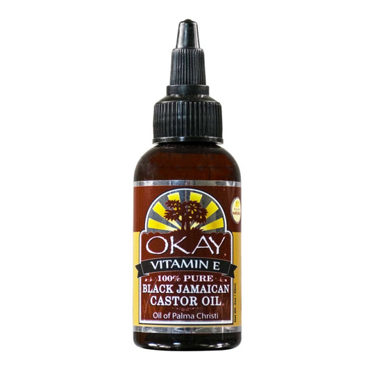 Okay 100 Percent Black Castor Oil Vitamin E